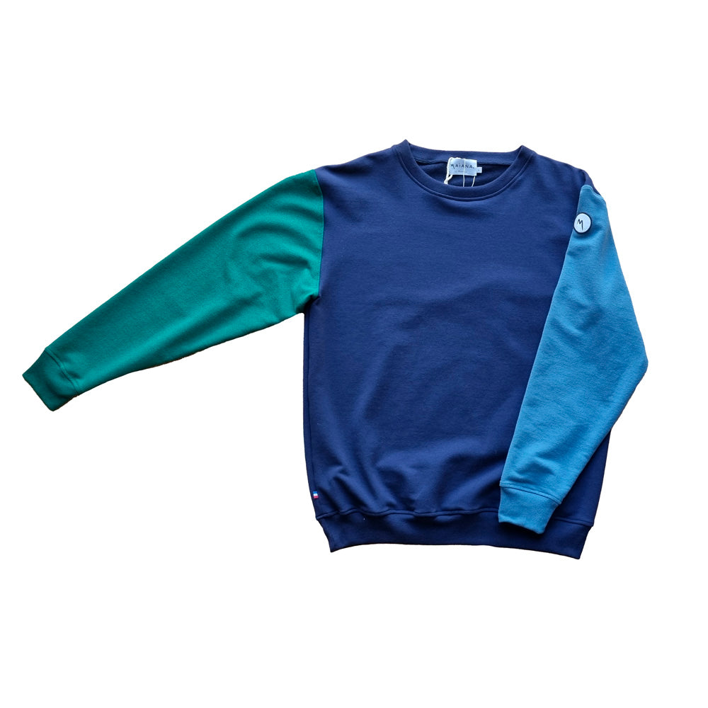 Sweat-shirt tricolore